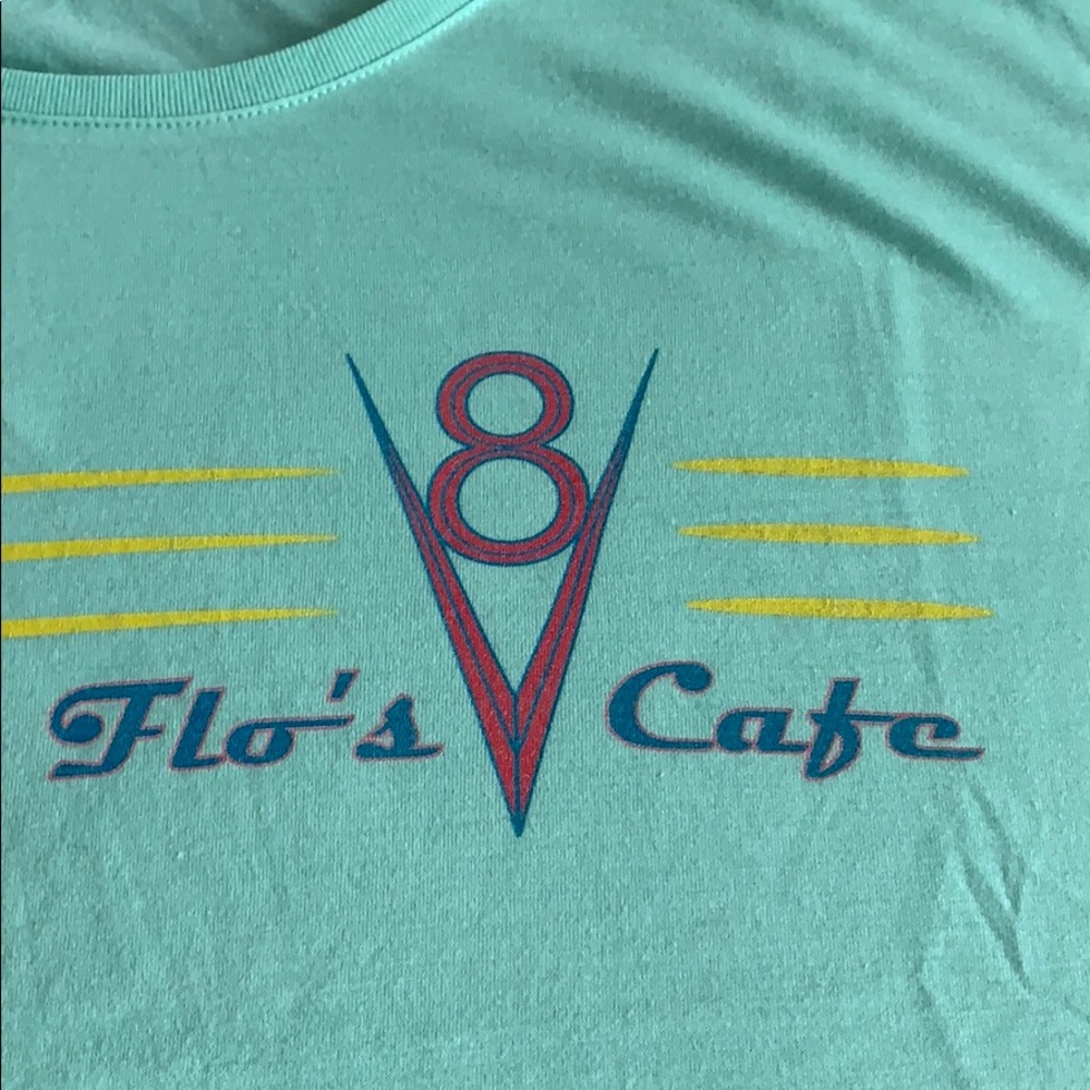 Car’s inspired, Flo’s Cafe T Shirt.